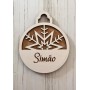 Bola de Natal em Mdf Personalizada