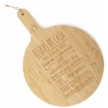 Tábua em bambu redonda  Tábua em bambu redonda