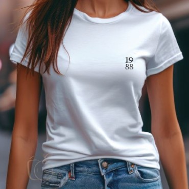 T-Shirt Branca Unisexo 100% Algodão